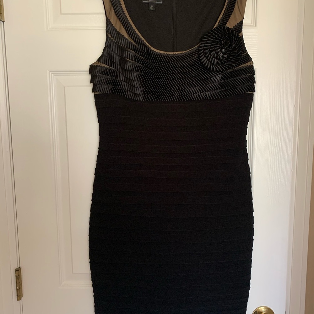 Dressbarn Collection Black Cocktail Dress Size 12